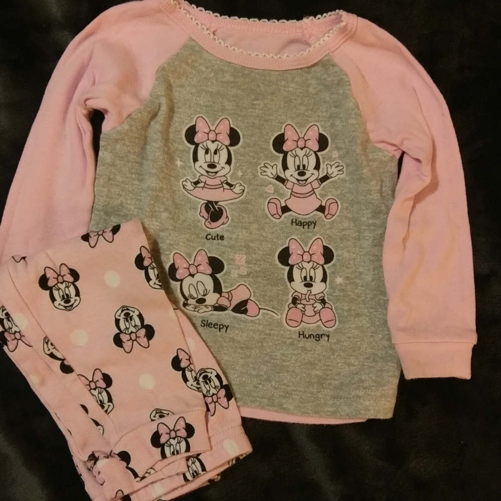 SO CUTE! Disney Baby Minnie pajama set, size 12mo
